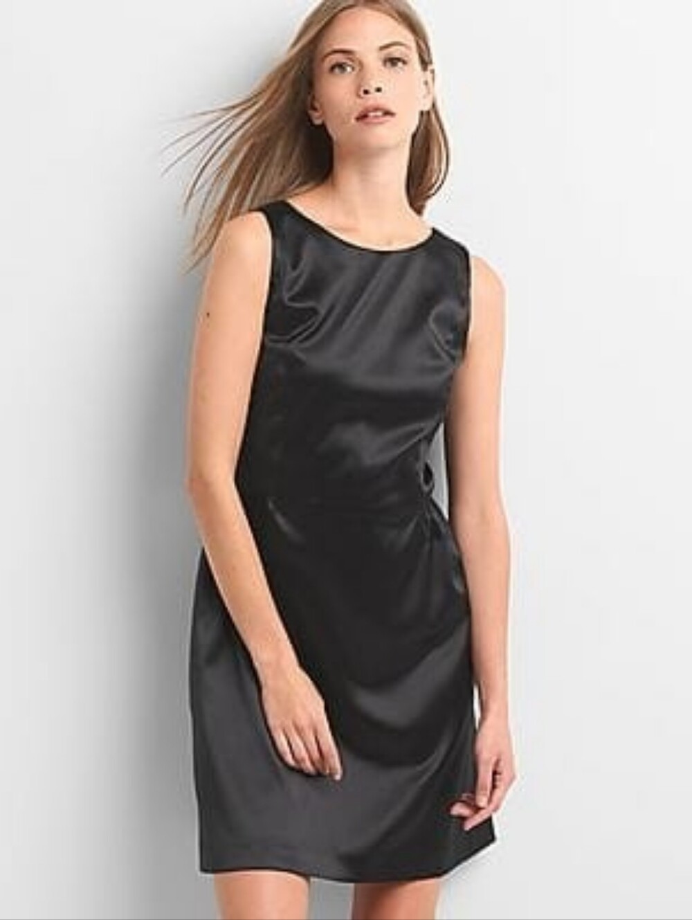 House of Harlow 1960 Black Satin Mini Dress